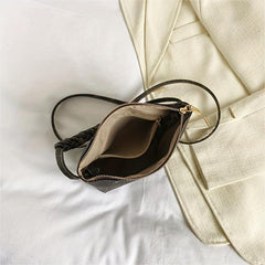 Vintage Mobile Phone Crossbody Bag PU Leather Textured Bag Purse