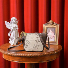 Vintage Mobile Phone Crossbody Bag PU Leather Textured Bag Purse