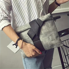 Stylish Square Clutch Bag with Twisted Strap