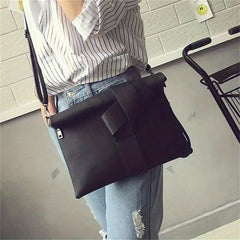 Stylish Square Clutch Bag with Twisted Strap