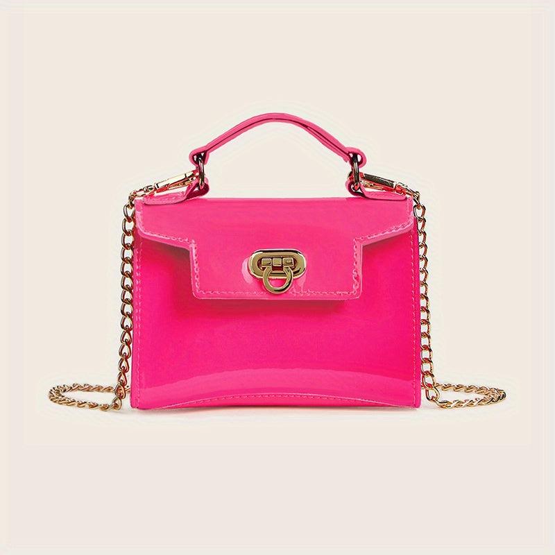 Fluorescent Chain Crossbody Bag for Evening Prom Party