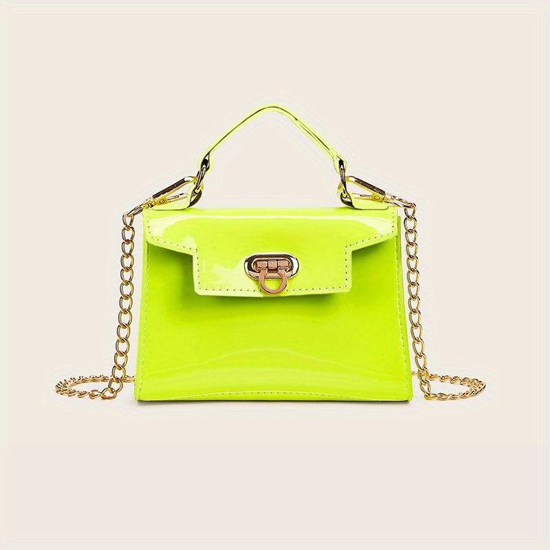 Fluorescent Chain Crossbody Bag for Evening Prom Party