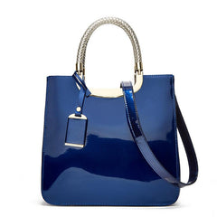 Stylish Zipper Handbag Double Handle Purse for Women