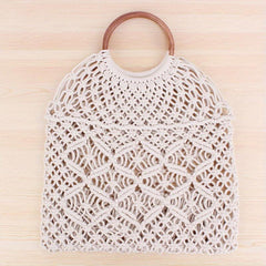 Straw Woven Summer Tote Bag Beach Handbag Rattan Purse
