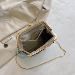 Sequined Crossbody Bag Glitter Purse Wedding Prom