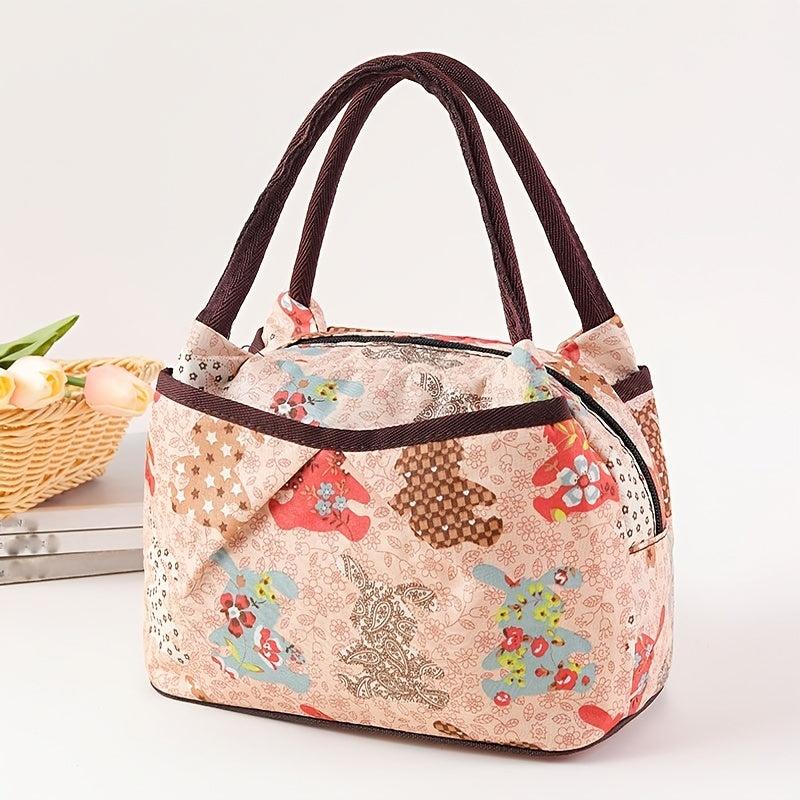 Waterproof Printed Canvas Handbag for Women