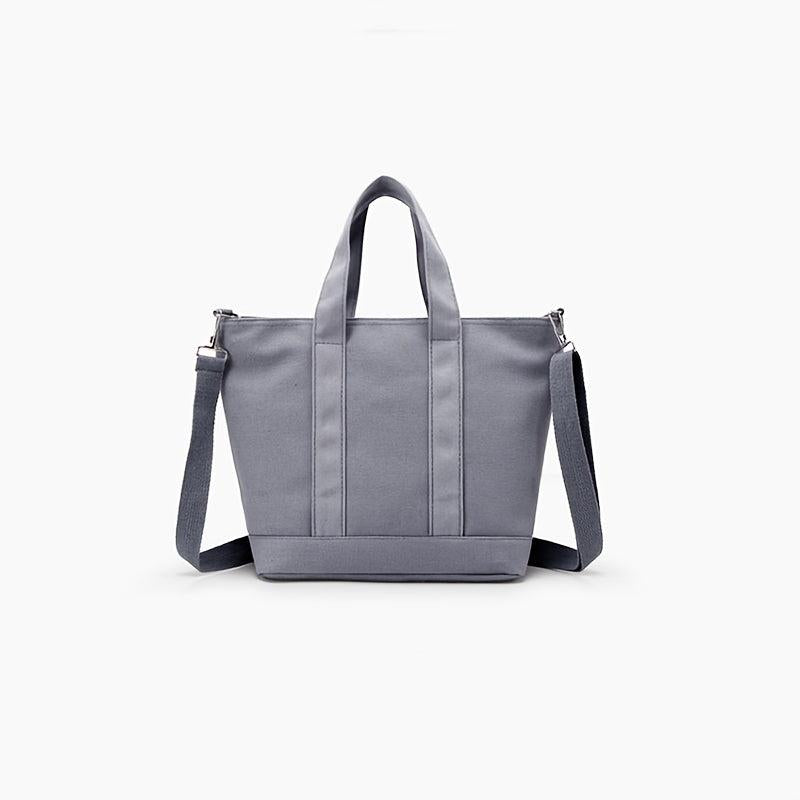 Heart Patch Decor Tote Bag Small Canvas Crossbody Bag Women's Handbag