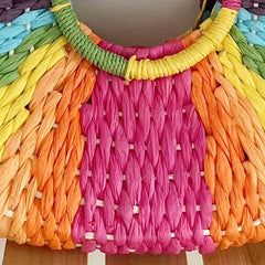 Bohemian Woven Handbag Large Capacity Satchel