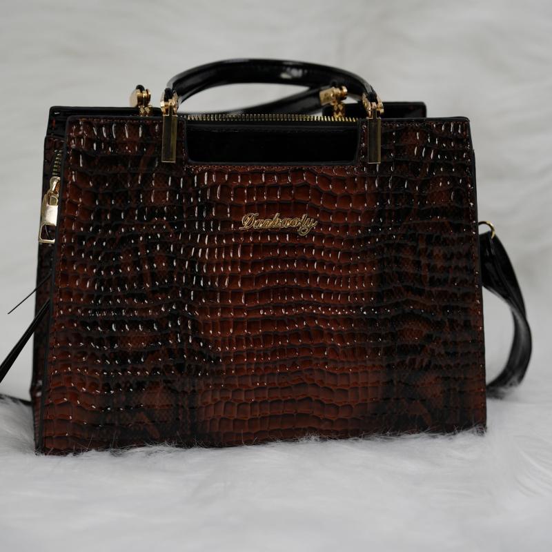 Mini Snakeskin Tote Bag Top Handle Satchel Bag Women's Casual Handbag