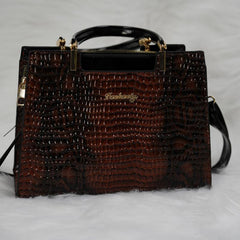 Mini Snakeskin Tote Bag Top Handle Satchel Bag Women's Casual Handbag
