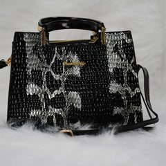 Mini Snakeskin Tote Bag Top Handle Satchel Bag Women's Casual Handbag