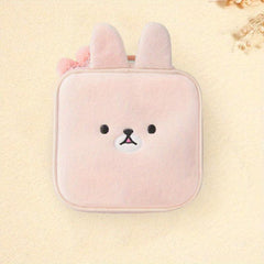 Cartoon Cosmetic Bag Makeup Brush Storage Portable Travel Toiletry Bag