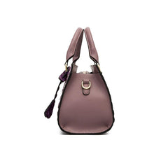 Crocodile Embossed Top Handle Satchel Purse Shoulder Bag