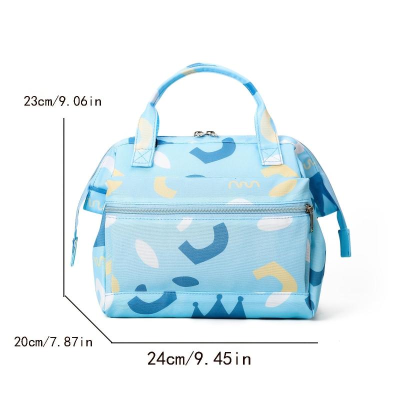 Travel Crossbody Diaper Bag Cartoon Nappy Storage Bag Leakproof Baby Bag