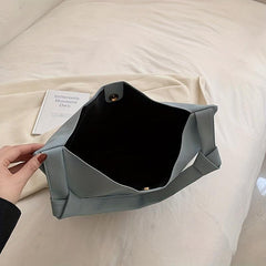 Minimalist Solid Shoulder Bag All Match Tote Bag For Work