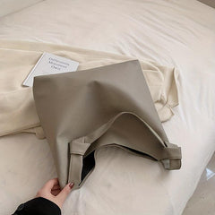 Minimalist Solid Shoulder Bag All Match Tote Bag For Work