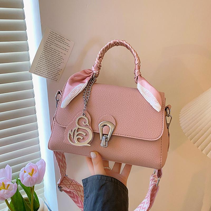 Solid Satchel Bag Minimalist Women's Handbag For Work