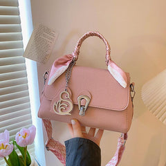 Solid Satchel Bag Minimalist Women's Handbag For Work