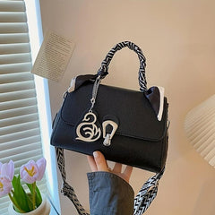 Solid Satchel Bag Minimalist Women's Handbag For Work
