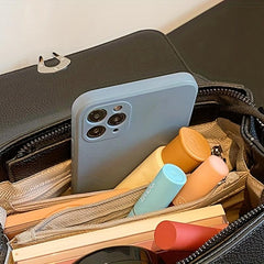 Solid Satchel Bag Minimalist Women's Handbag For Work