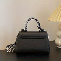 Solid Satchel Bag Minimalist Women's Handbag For Work