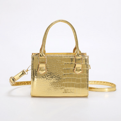 Crocodile Pattern Crossbody Bag Summer Tote Bag Women's Stylish Handbag