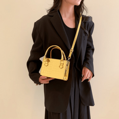 Crocodile Pattern Crossbody Bag Summer Tote Bag Women's Stylish Handbag