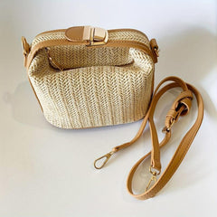 Summer Straw Handbag Boho Style Clutch Purse Crossbody Bag