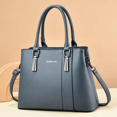 Solid Large Capacity Shoulder Purse For Work