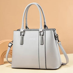 Solid Large Capacity Shoulder Purse For Work