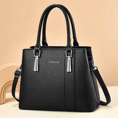 Solid Large Capacity Shoulder Purse For Work