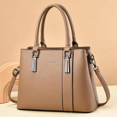 Solid Large Capacity Shoulder Purse For Work
