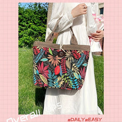 Vintage Pattern Canvas Tote Bag for Travel