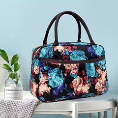 Vintage Pattern Satchel Storage Bag Lightweight Handbag