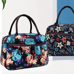 Vintage Pattern Satchel Storage Bag Lightweight Handbag