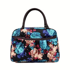 Vintage Pattern Satchel Storage Bag Lightweight Handbag