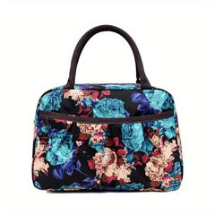 Vintage Pattern Satchel Storage Bag Lightweight Handbag