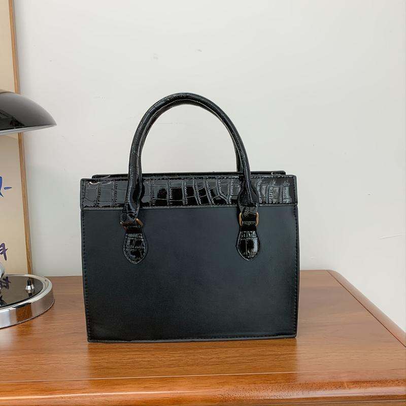 Metal Chain Large Capacity Handbag Women's OL Handbag