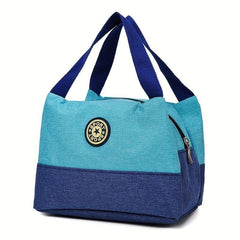 Lunch Box Bag Portable Storage Pouch Double Handle Handbag