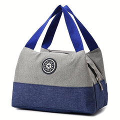 Lunch Box Bag Portable Storage Pouch Double Handle Handbag