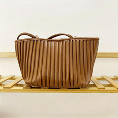 Cloud Pleated Shoulder Bag Ruched Bucket Bag Casual Handbag