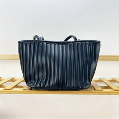 Cloud Pleated Shoulder Bag Ruched Bucket Bag Casual Handbag
