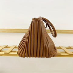 Cloud Pleated Shoulder Bag Ruched Bucket Bag Casual Handbag