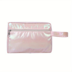 Purple Laser Clutch Purse Large Capacity Wrist Bag Women's Casual