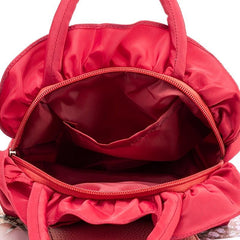 Ruffle Trim Satchel Bag Hand Purse Casual Clutch Coin Bag