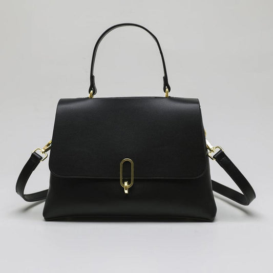 Stylish Shoulder Bag Faux Leather Purse With Removable Strap