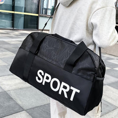 Large Capacity Travel Bag Dacron Durable Shoulder Bag