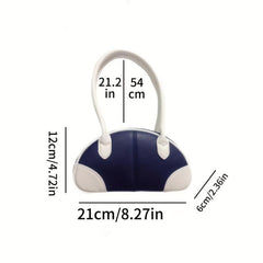 Vintage Bowler Underarm Bag Retro Shoulder Bag Women's Tote Handbag