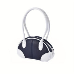 Vintage Bowler Underarm Bag Retro Shoulder Bag Women's Tote Handbag