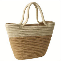 Large Capacity Patchwork Tote Bag Lightweight Shoulder Bag